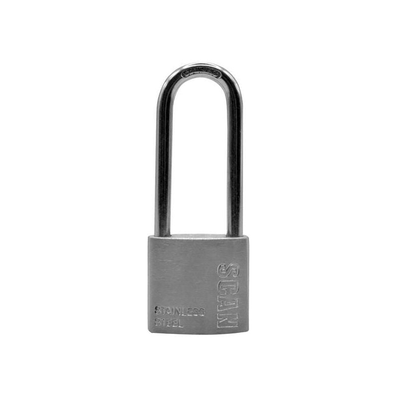 Scan Stainless Steel Padlock 32mm Long Shackle Scan - Dynamic Drive