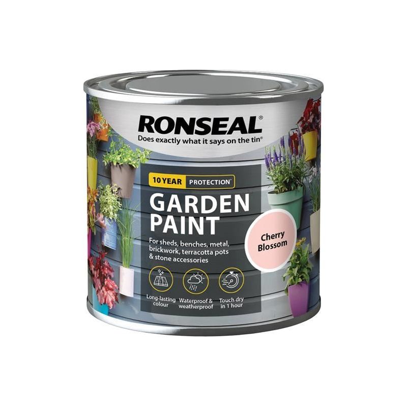 Ronseal Garden Paint Cherry Blossom 250ml Ronseal - Dynamic Drive