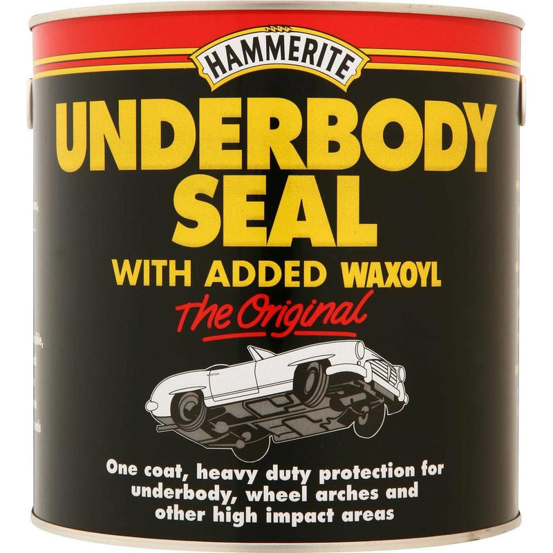 Hammerite Underbody Seal Black with Waxoyl Underseal 2.5 Litre Hammerite - Dynamic Drive