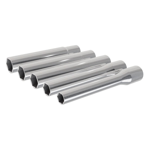 Sealey Extra-Deep Socket Set 3/8"Sq Drive 8, 10, 12, 13, 14mm 5pc SX814 Sealey - Dynamic Drive