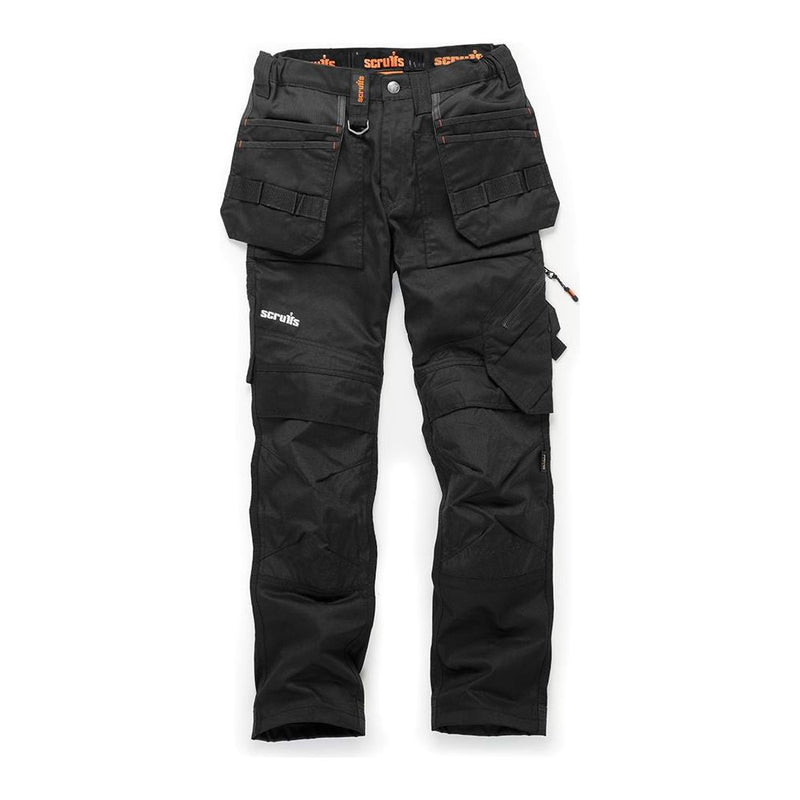 Scruffs Women's Trade Flex Holster Trousers Black 16R Scruffs - Dynamic Drive