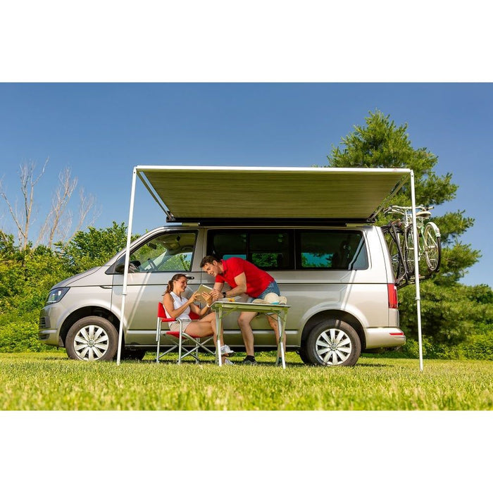 Fiamma F35 Pro Manual Awning 180cm Silver Case Grey Fabric Fiamma  - Dynamic Drive