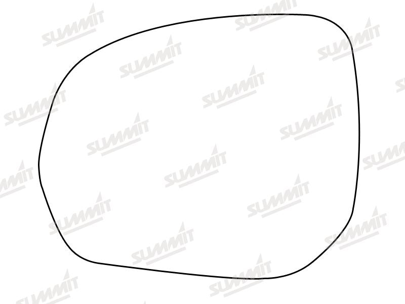 Summit Stick-On Standard Mirror Glass fits Citroen C3, C4 Picasso, Peugeot 3008, 5008 508 LHS Summit - Dynamic Drive