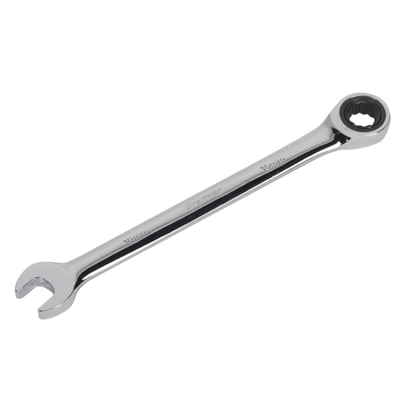 Sealey Ratchet Combination Spanner 10mm RCW10 Sealey - Dynamic Drive