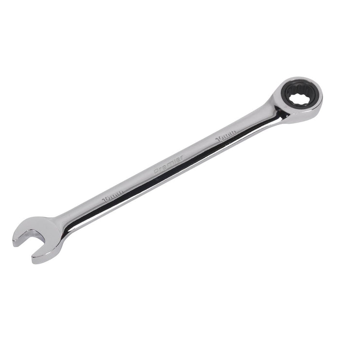 Sealey Ratchet Combination Spanner 10mm RCW10 Sealey - Dynamic Drive