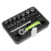 Sealey Socket Set 25pc 1/4"Sq Drive Metric S01233 Sealey - Dynamic Drive