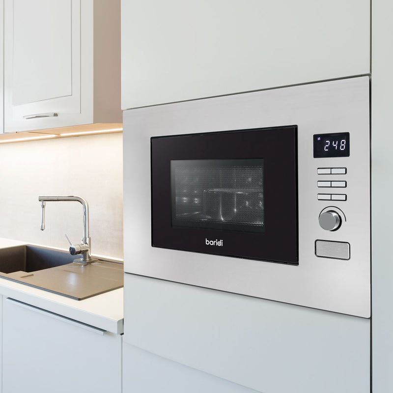 Baridi Integrated Microwave Oven 20L Capacity 900W - Stainless Steel Baridi - Dynamic Drive