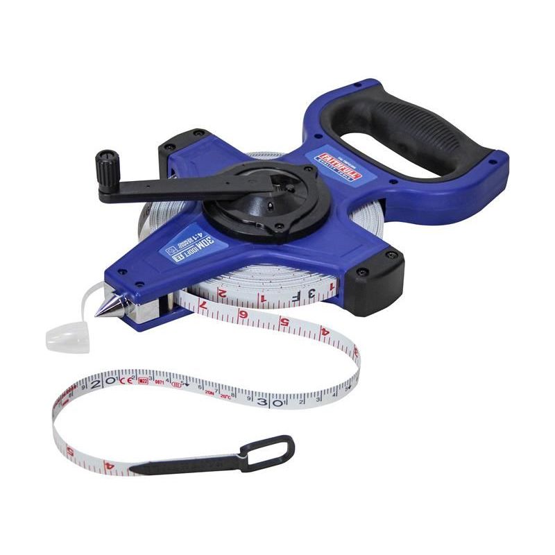 Faithfull Fast Rewind Open Long Tape 30m/100ft (Width 13mm) Faithfull - Dynamic Drive
