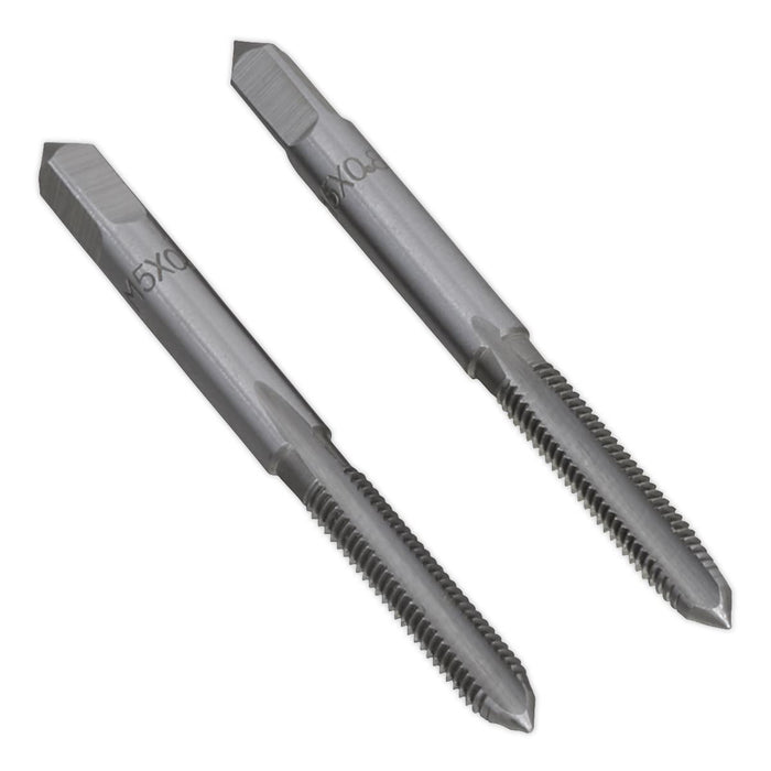 Sealey Tap Set 2pc (Taper & Plug) M5 x 0.8mm TSM5 Sealey - Dynamic Drive
