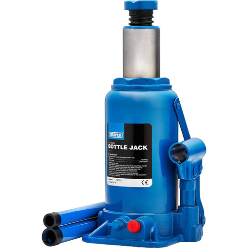 Draper Hydraulic Bottle Jack, 16 Tonne 13074 Draper - Dynamic Drive