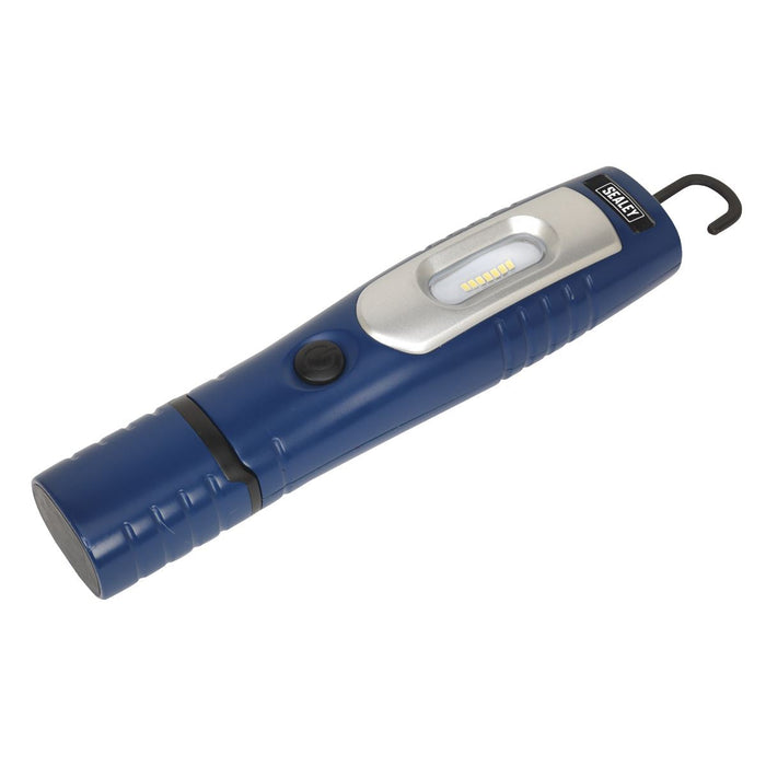 Sealey Rechargeable 360 Inspection Light 7 SMD & 3W SMD LED Blue Lithium-ion Sealey - Dynamic Drive
