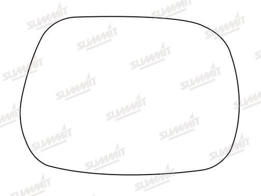 Summit Stick-On Standard Mirror Glass fits Toyota Rav 4 00 to 06 RHS Summit - Dynamic Drive