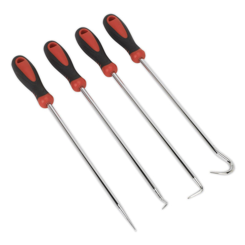 Sealey Pick & Hook Set 4pc Extra-Long VS5210 Sealey - Dynamic Drive