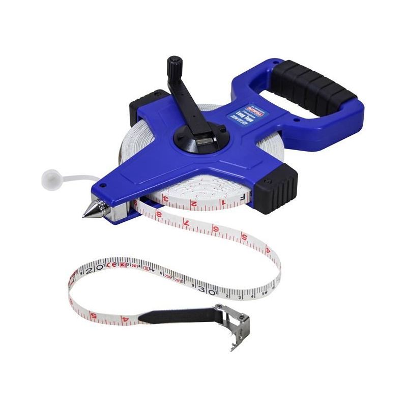Faithfull Fibreglass Open Long Tape 30m/100ft (Width 13mm) Faithfull - Dynamic Drive