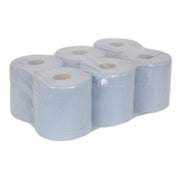 Sealey Paper Roll Blue 2-Ply Embossed 150m Pack of 6 BLU150 Sealey - Dynamic Drive