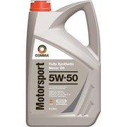 2x Comma Motorsport 5w-50 5w50 Fully Synthetic Racing Car Engine Oil - 5 Litres Comma  - Dynamic Drive