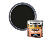 Ronseal 10 Year Woodstain Ebony 250ml Ronseal - Dynamic Drive