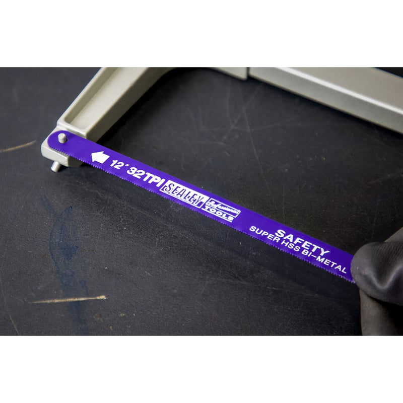 Sealey Hacksaw Blade 300mm HSS Bi-Metal 32tpi Pack of 5 HSB0532 Sealey - Dynamic Drive