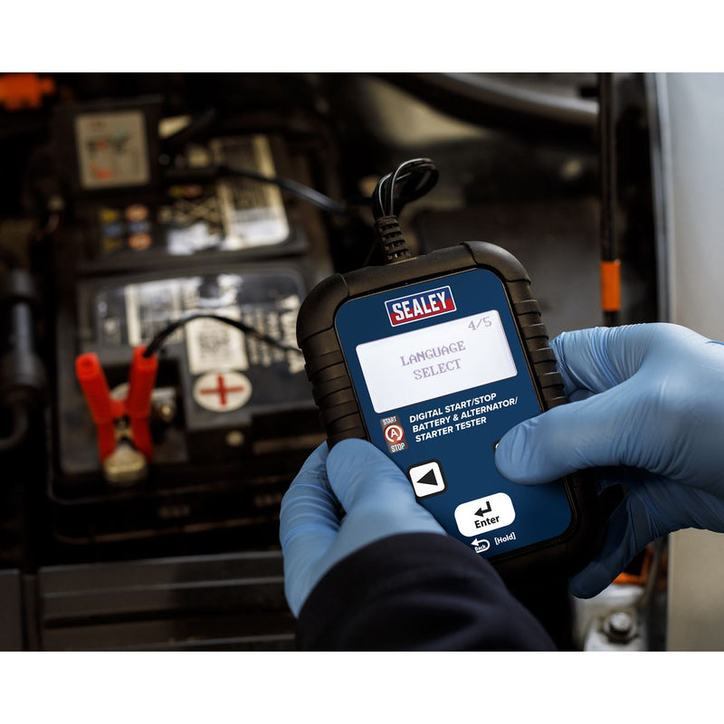 Sealey Digital Start/Stop Battery & Alternator/Starter Tester 12/24V BT2011 Sealey - Dynamic Drive