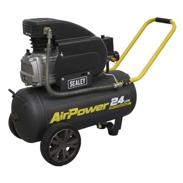 Sealey Compressor 24ltr Direct Drive 2hp 110V SAC2420E110V Sealey  - Dynamic Drive