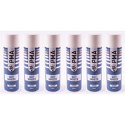 6 x PMA Aerosol Spray Paint Matt White Acrylic High Coverage 500ml PMA - Dynamic Drive