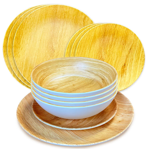 MDS1203 Liberty Sardinia 12 Piece Melamine Dinner Set LL1384 Liberty Leisure UK - Dynamic Drive