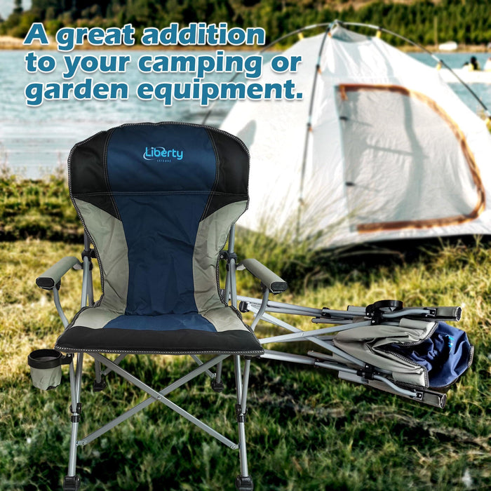 MDS1203 Liberty Blue Folding Chair (order multiples of 4 only) XYC-026A-1 Liberty Leisure UK  - Dynamic Drive