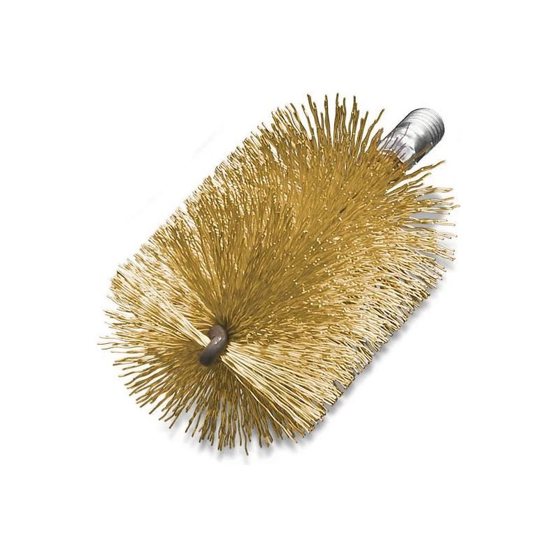 Lessmann Threaded Tube Brush 30mm Brass Wire Lessmann - Dynamic Drive