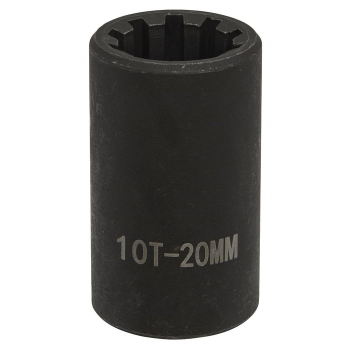Sealey Brake Caliper Socket 1/2"Sq Drive 20mm 10-Point VS0984 Sealey - Dynamic Drive