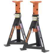 Sealey Axle Stands (Pair) 3tonne Capacity per Stand Orange AS3O Sealey  - Dynamic Drive