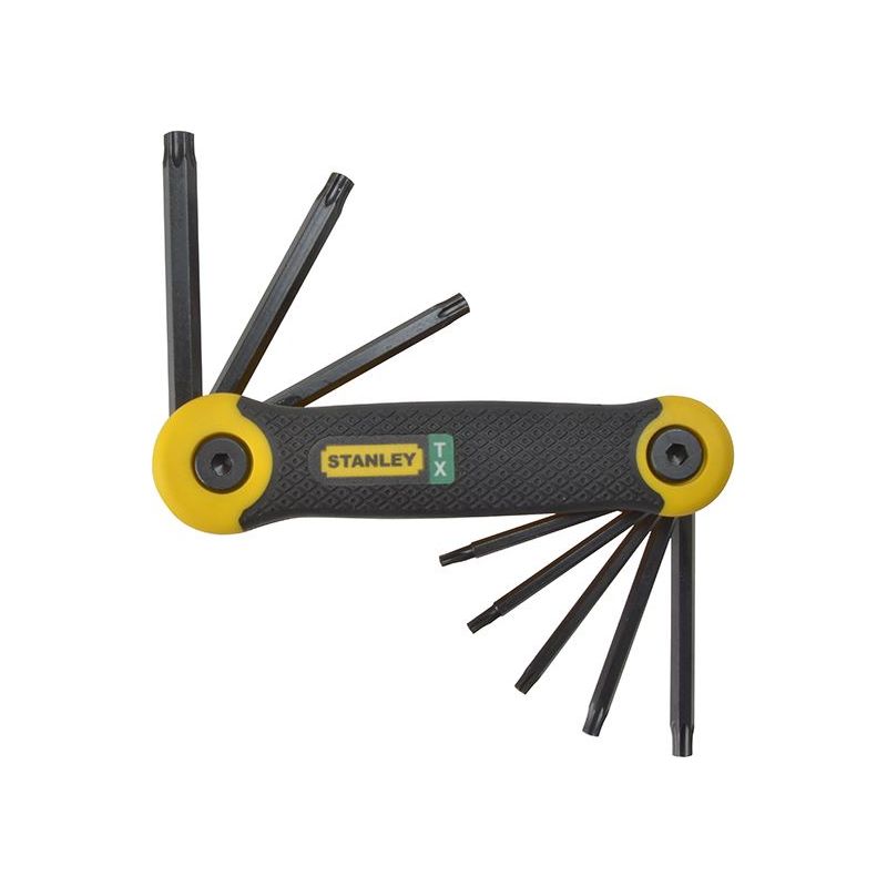 Stanley® Hand Tools TORX Key Folding Set of 8 (TX9-TX40) STANLEY® Hand Tools - Dynamic Drive