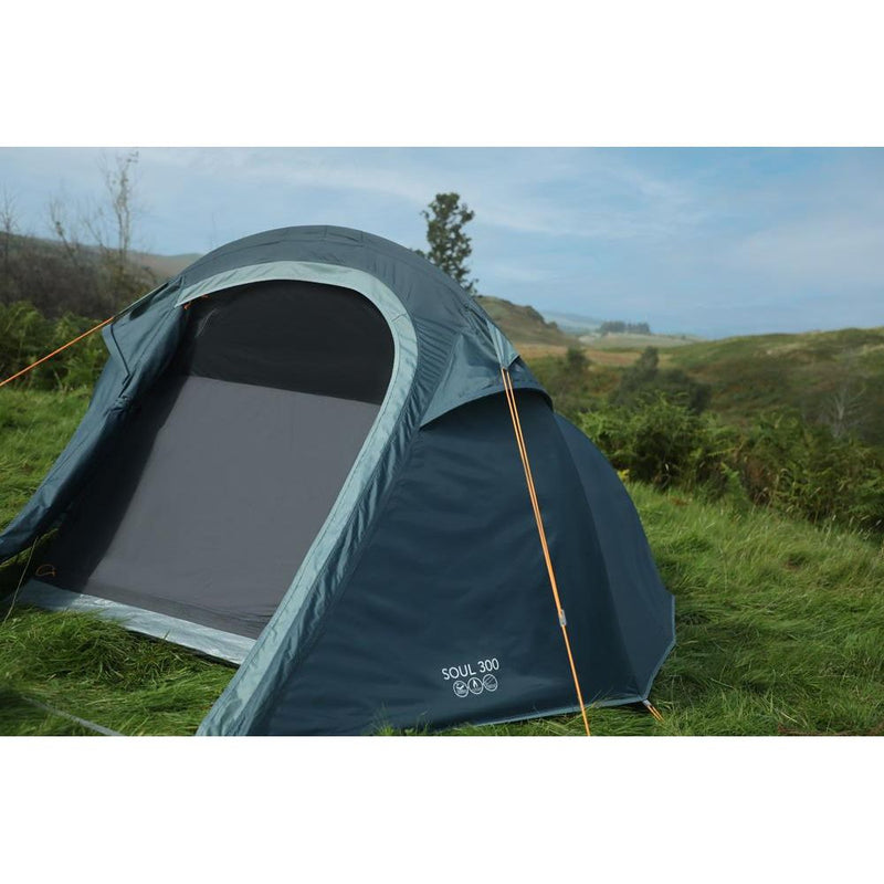 Vango Soul 300 Tent 3 Person Man Waterproof Outdoor Camping Hiking Festival Vango - Dynamic Drive