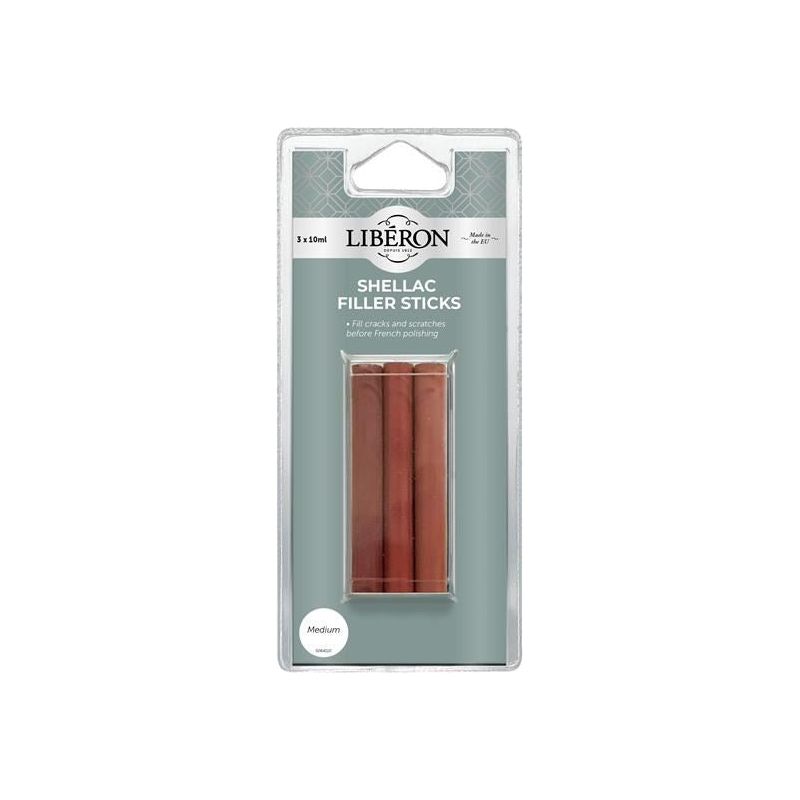 Liberon Shellac Filler Sticks Medium (3 Pack) Liberon - Dynamic Drive
