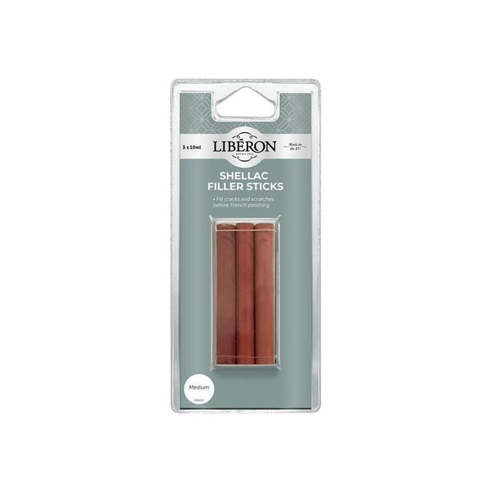 Liberon Shellac Filler Sticks Medium (3 Pack) Liberon - Dynamic Drive