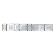 Sealey Wheel Weight 5 & 10g Adhesive Zinc Plated Steel Strip of 8 (4 x Each Weig Sealey - Dynamic Drive