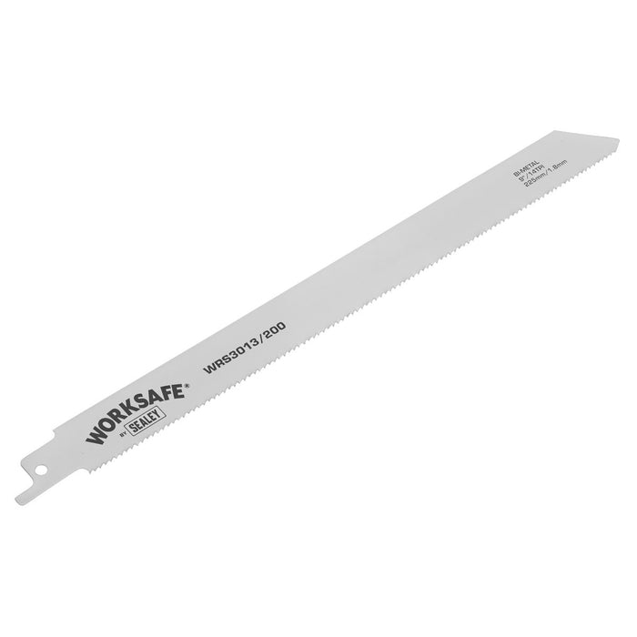 Sealey Reciprocating Saw Blade 225mm 14tpi Pack of 5 WRS3013/200 Sealey - Dynamic Drive