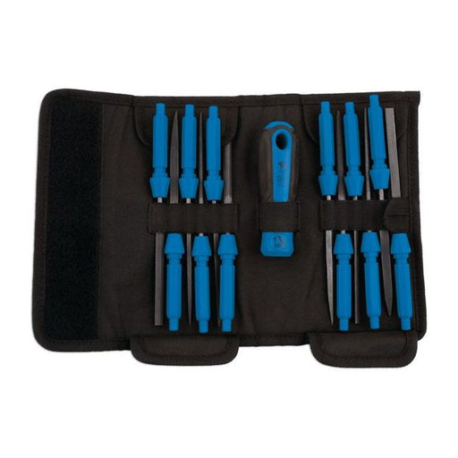Laser Precision File Set 12pc 5114 Laser - Dynamic Drive