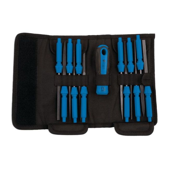 Laser Precision File Set 12pc 5114 Laser - Dynamic Drive