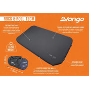 Vango Rock & Roll 12CM Self Inflating Mattress For Campervans Vango - Dynamic Drive