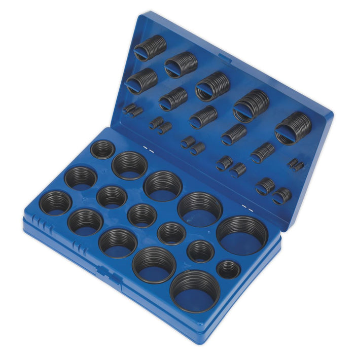 Sealey Rubber O-Ring Assortment 407pc Imperial BOR407 Sealey - Dynamic Drive