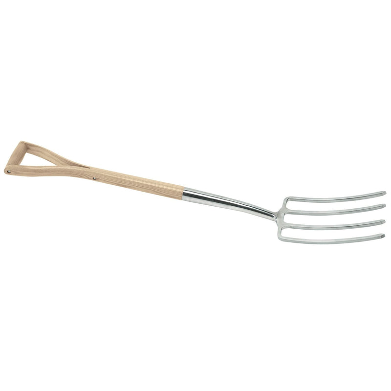Draper Heritage Stainless Steel Digging Fork with Ash Handle 99013 Draper - Dynamic Drive