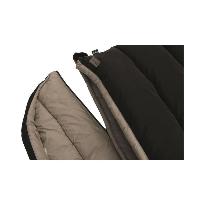Outwell Constellation Lux Double Luxury 3 - 4 Season Sleeping Bag - Brown Outwell - Dynamic Drive