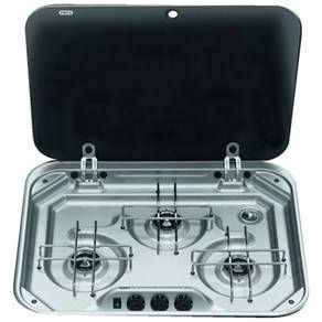 Smev 8063 3 Burner Hob & Lid 923323 UK Camping And Leisure - Dynamic Drive