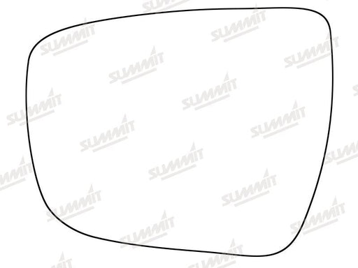 Summit Heated Base Plate With Standard Mirror Glass fits Nissan Qashqai 14 on LHS Summit - Dynamic Drive