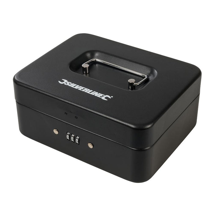 Silverline 3-Digit Combination Cash & Valuables Safe Box 200 x 160 x 90mm Silverline - Dynamic Drive
