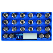 Laser Locking Wheel Nut Key Set 23pc - for VAG 6275 Laser - Dynamic Drive