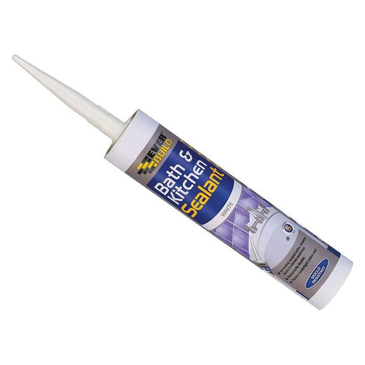 Everbuild Sika Bath & Kitchen Sealant White 290ml Everbuild Sika - Dynamic Drive