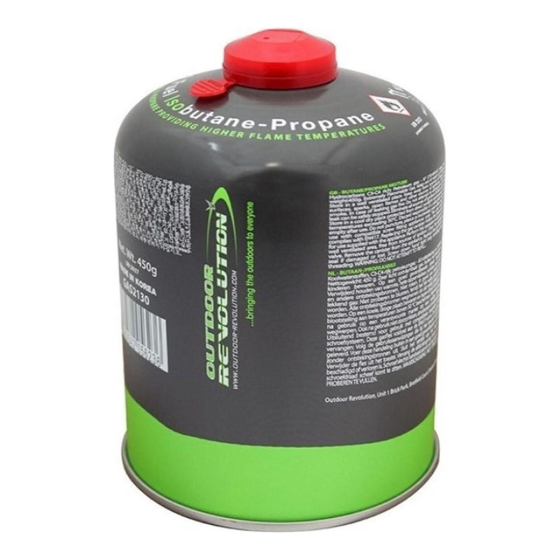 Outdoor Revolution Butane Propane Mix 450g Gas Cartridge Canister GAS2130 Outdoor Revolution  - Dynamic Drive