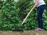 Kent & Stowe Carbon Steel Long Handled Soil Rake, FSC® Kent & Stowe - Dynamic Drive