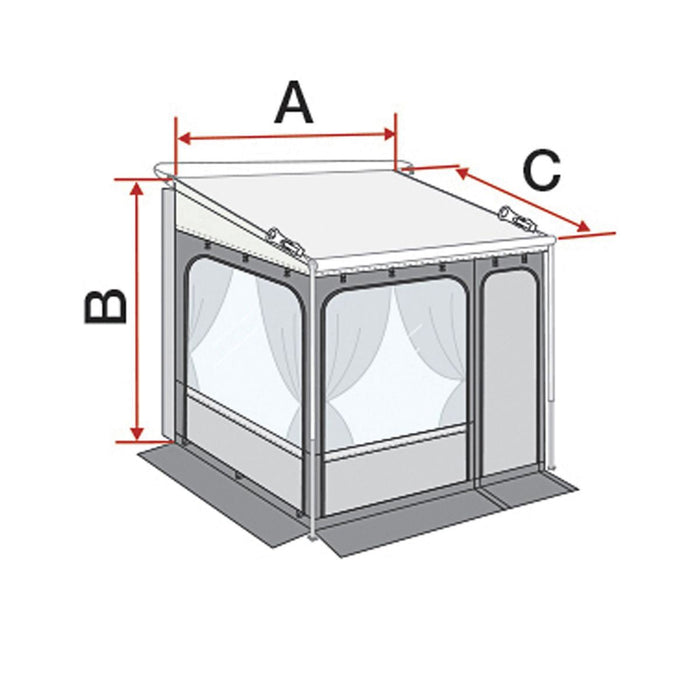 Fiamma Caravanstore XL ZIP 280 Privacy Room Fiamma - Dynamic Drive